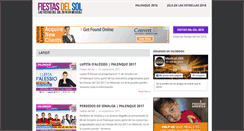 Desktop Screenshot of fiestasdelsol.net